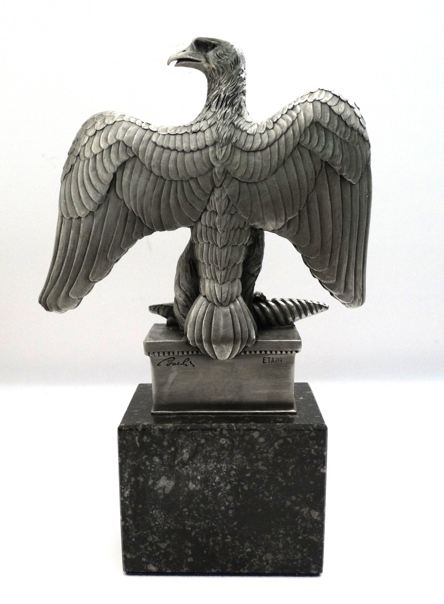 Aigle impériale- Les étains du prince.
Vue intégrale de dos.
