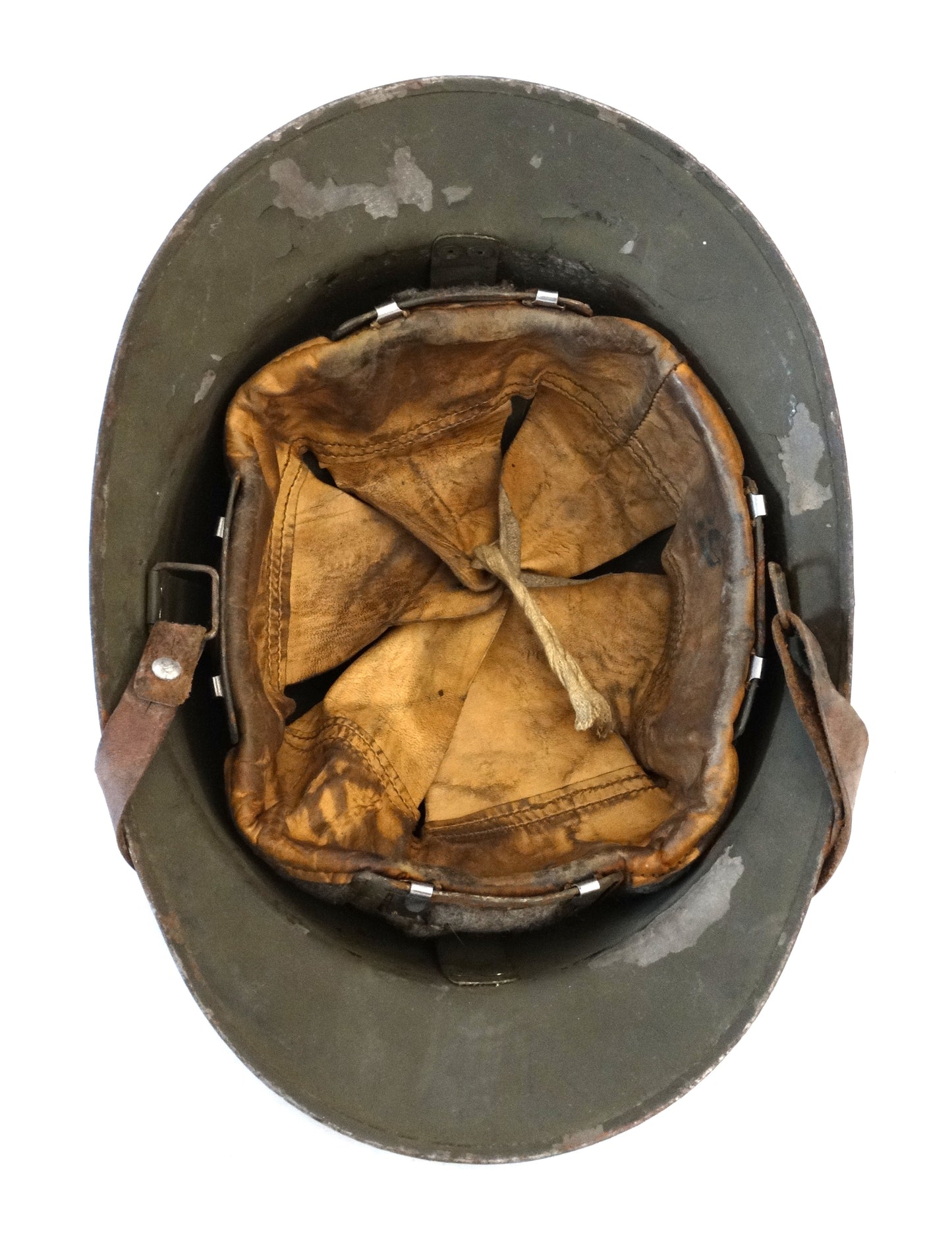 Casque Adrian Modèle 1926 Infanterie – Vue intérieur.