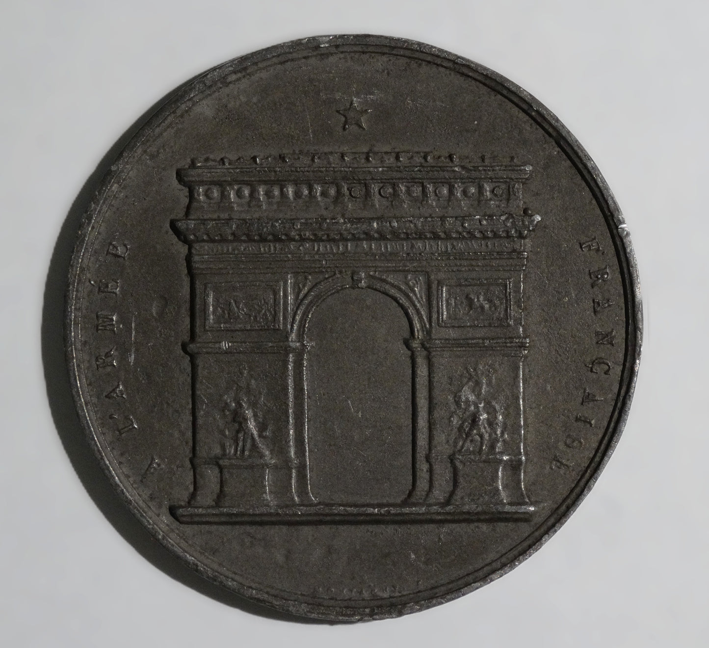 Revers Médaille d’inauguration de l’Arc de Triomphe – 1836 – France