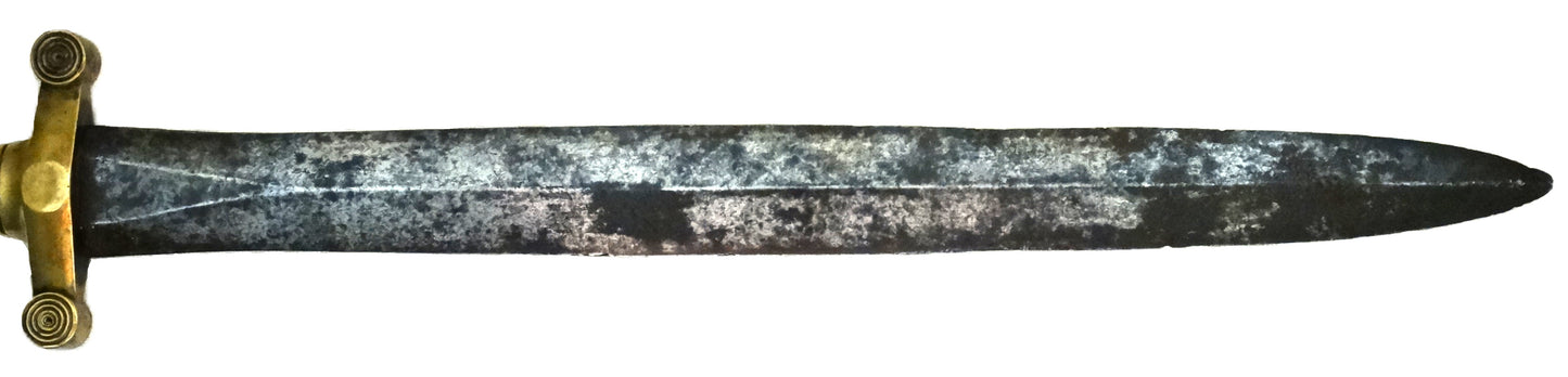 Glaive d’infanterie Modèle 1831 – sans fourreau, sans marquage, authentique.
Lame coté droit.
