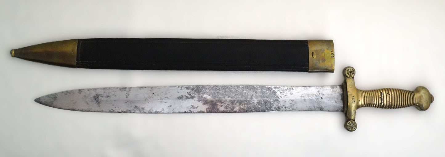 Glaive d’infanterie modèle 1831 – Fabrication JEAN – Hors fourreau