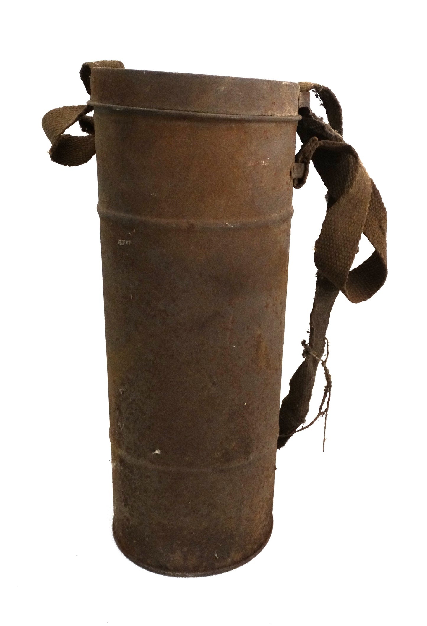 Masque à gaz tchèque 1939 avec boîte d’origine – Objet militaire authentique.
Vue intégral boite de rangement masque a gaz et cartouche filtrante de face.