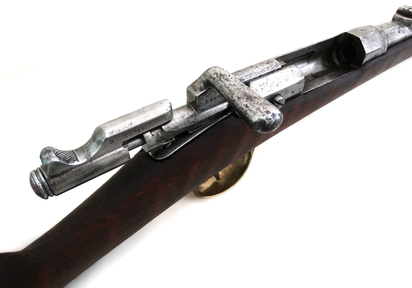 FRANCE. Mousqueton d’Artillerie Modèle 1874 M80 – Troisième République culasse ouverte