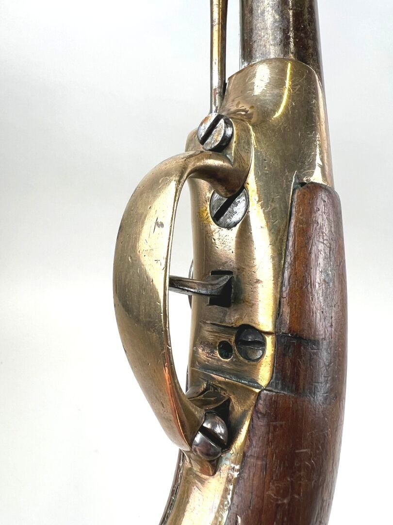 Pistolet_modele_1777_transforme_percussion_cavalerie_francaise_La_Maison_des_Braves pontet et détente