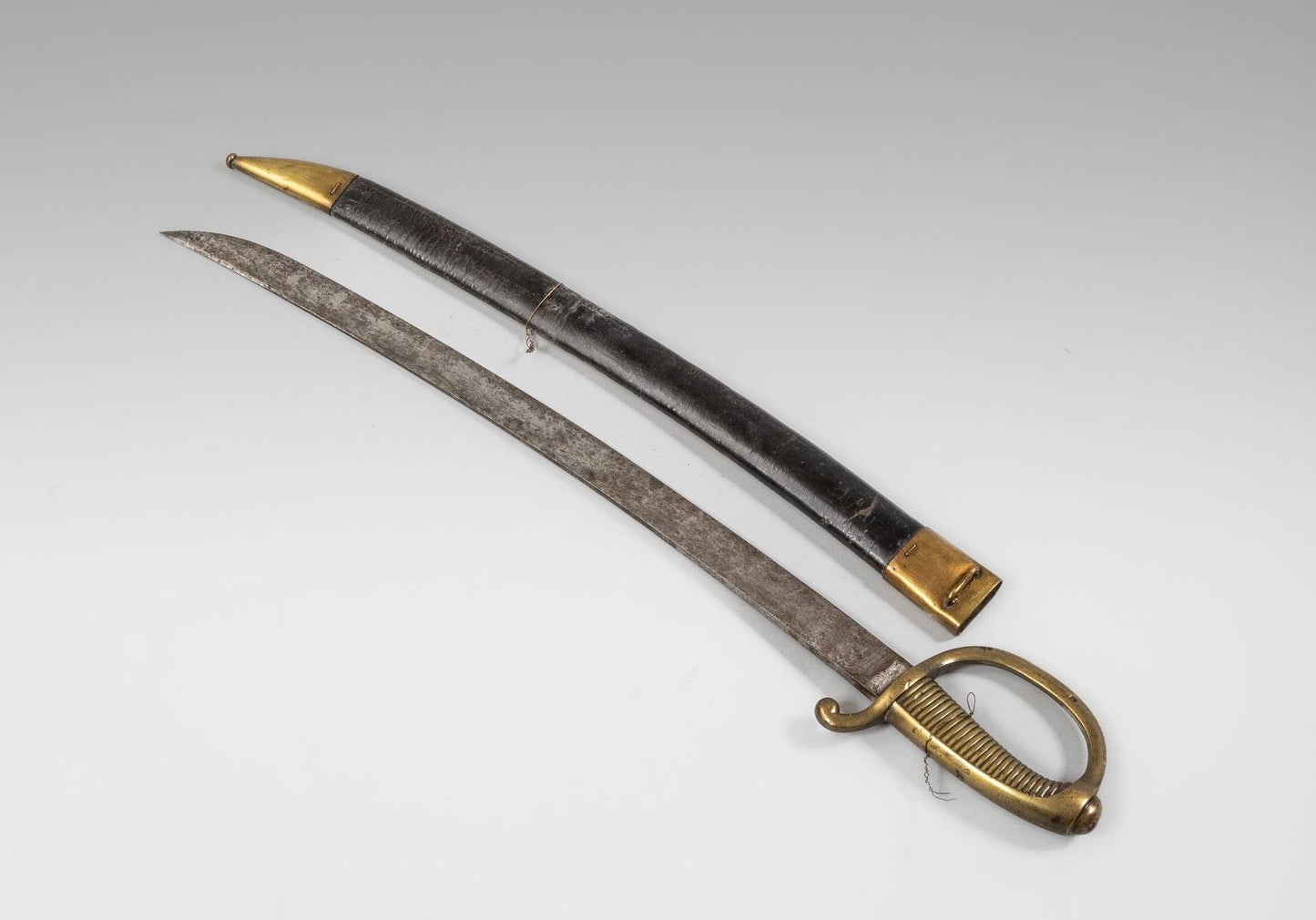 FRANCE. Sabre Briquet Modèle An XI – Premier Empire avec fourreau droit