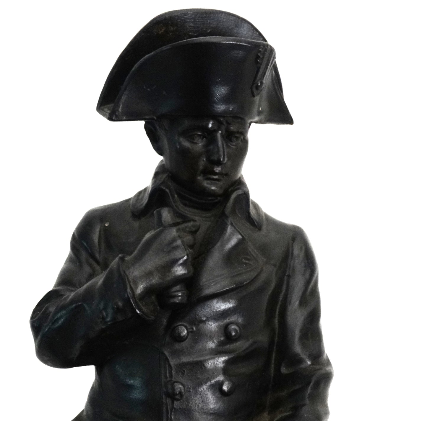 FRANCE. Napoléon à cheval – d’après Demange.
Zoom sur l'Empereur Napoléon Ier avec bicorne vue de face.