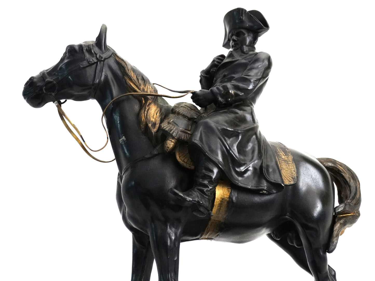 FRANCE. Napoléon à cheval – d’après Demange.
Vue intégral vue du dessous coté gauche.