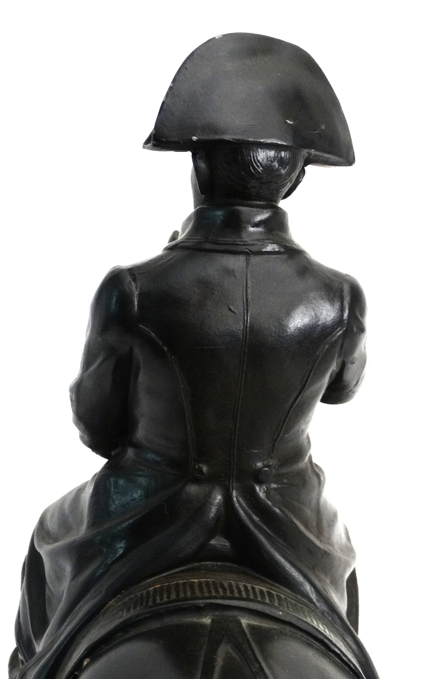 FRANCE. Napoléon à cheval – d’après Demange.
Zoom sur l'Empereur Napoléon Ier avec bicorne vue de dos.