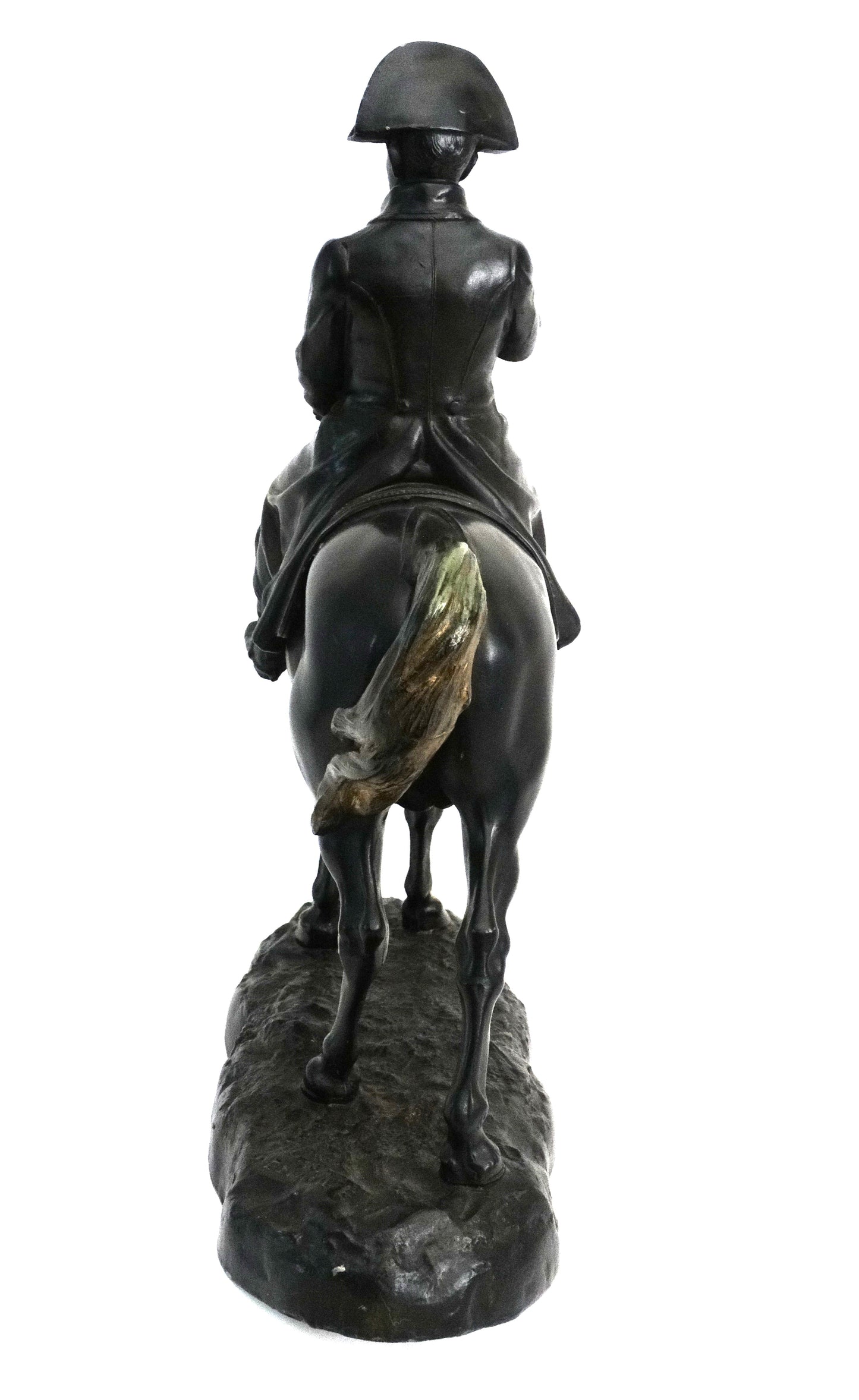 FRANCE. Napoléon à cheval – d’après Demange.
Vue intégral de dos de l'Empereur Napoléon Ier sur son cheval.