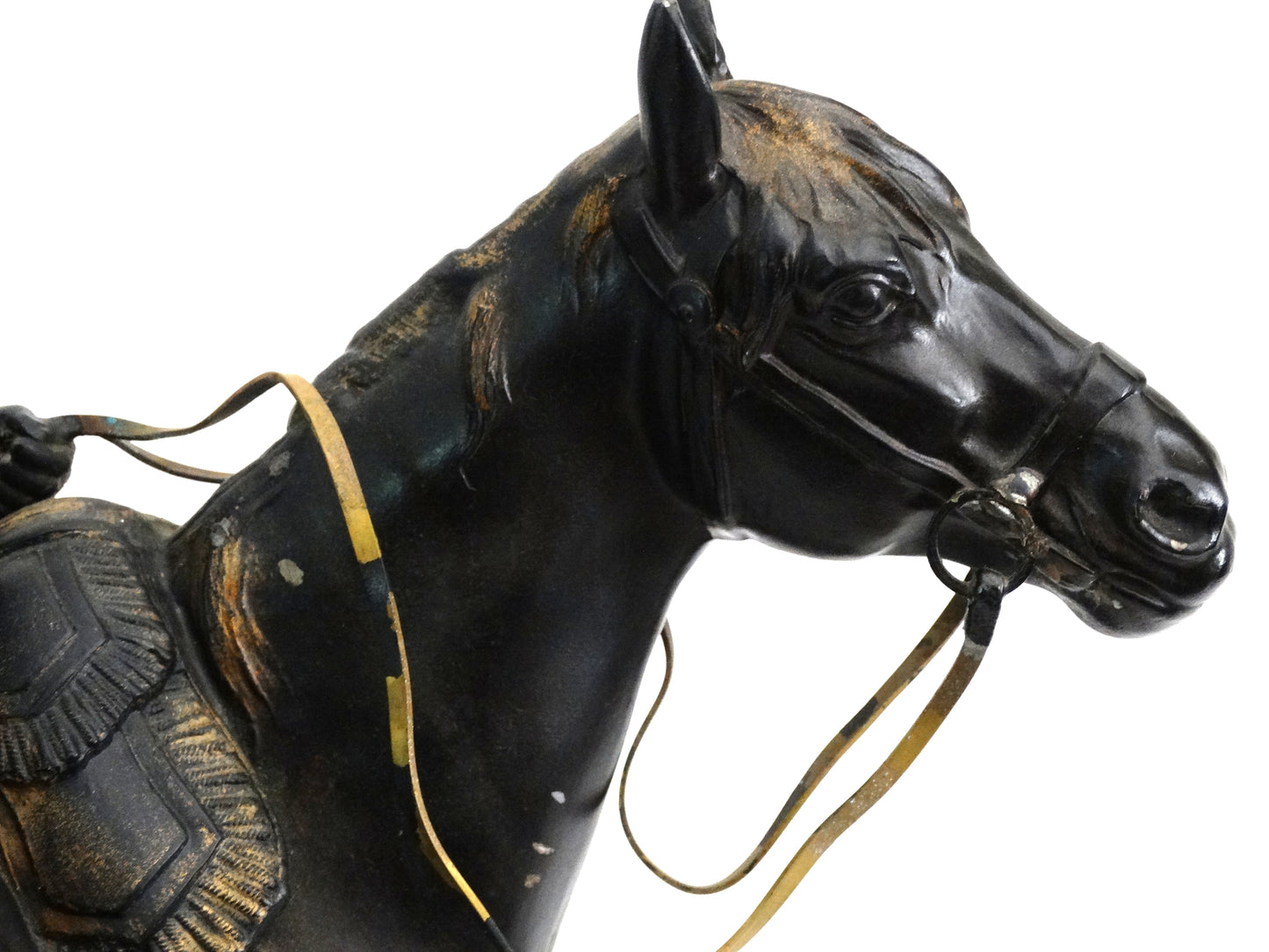 FRANCE. Napoléon à cheval – d’après Demange. Zoom tête de cheval coté droit.