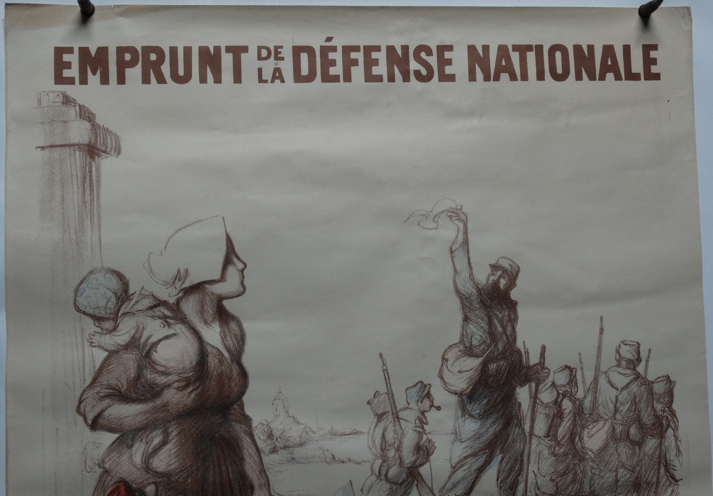 Affiche WW1 Poulbot originale – Devambez – Affiche patriotique française Première Guerre mondiale.
Zoom haut de l'affiche.