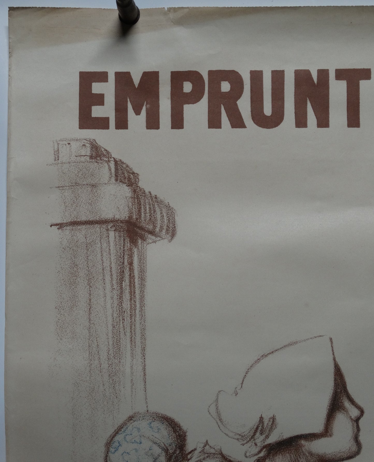 Affiche WW1 Poulbot originale – Devambez – Affiche patriotique française Première Guerre mondiale.
Zoom coin haut gauche.