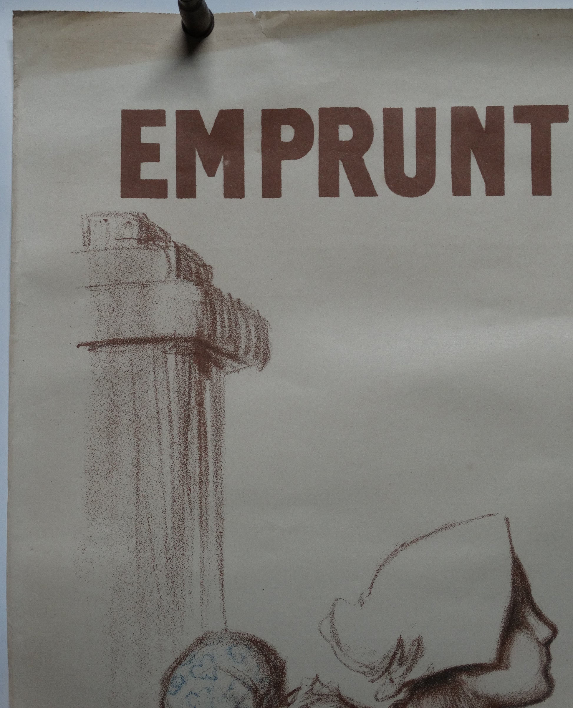 Affiche WW1 Poulbot originale – Devambez – Affiche patriotique française Première Guerre mondiale.
Zoom coin haut gauche.