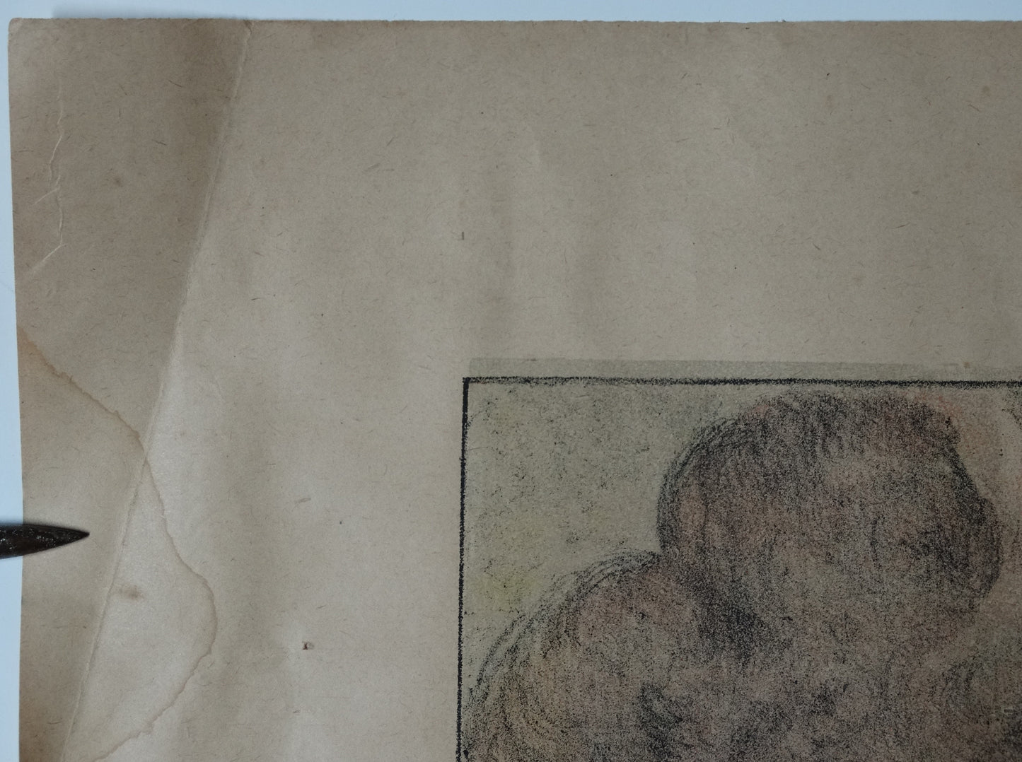 Affiche originale – L’Emprunt de la Libération – Abel Faivre – Imprimeries Lapina & Crété – Première Guerre mondiale. Zoom coin haut gauche.