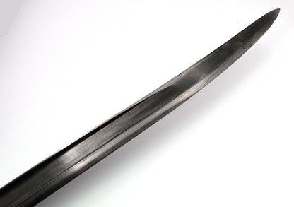 Baïonnette Chassepot Modèle 1866 – Second Empire. Zoom sur pointe de lame coté droit.