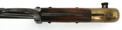 Baïonnette Gras Modèle 1874 avec fourreau Monomatricule.
Zoom sur manche face D.