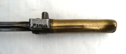 Baionnette_Lebel_M1886_M93_Quillon_coupe_Lame_complete poignée et marquage réglementaire