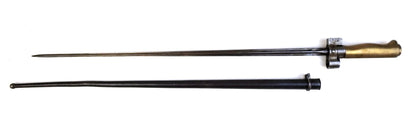 Baïonnette Lebel « Rosalie » – Modèle 1886-15 de transition sans quillon – Lame complète avec son fourreau acier