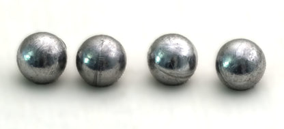 Balles plomb calibre .69 pour poudre noire. Calibre réglementaire Français.
