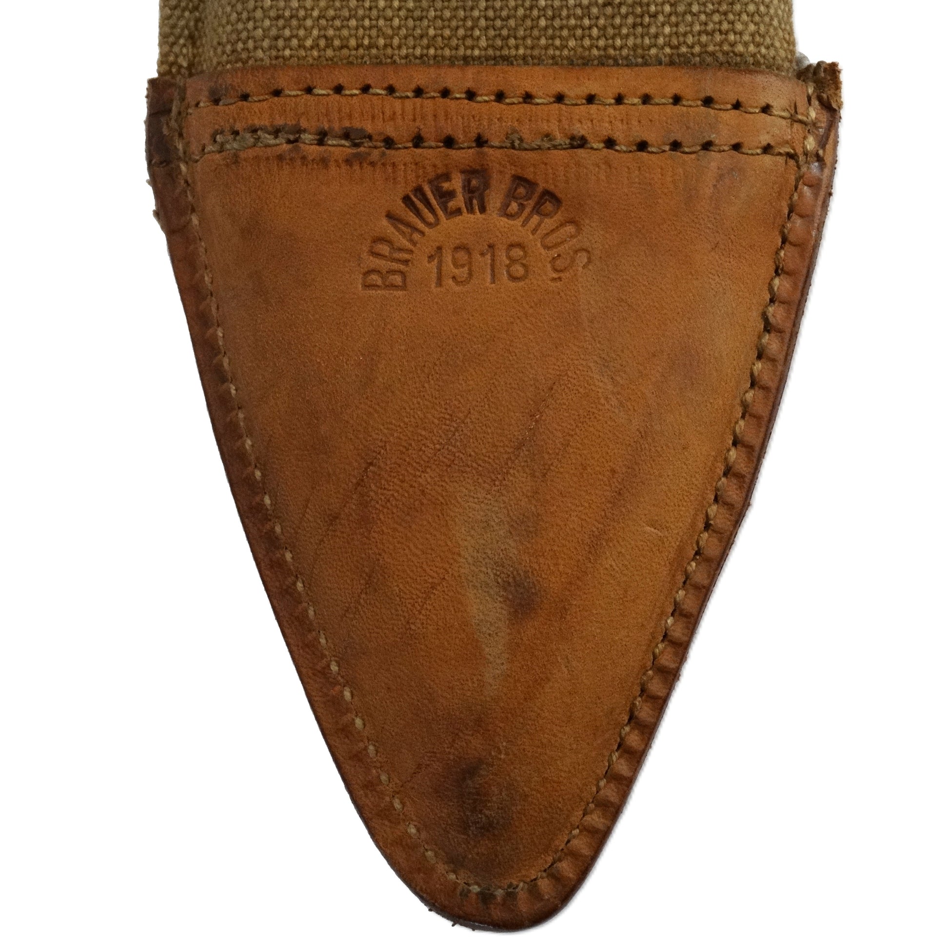 Bolo US Model 1917 PLUMB PHILA 1918 | Couteau de tranchée WWI.
Zoom marquage fourreau.