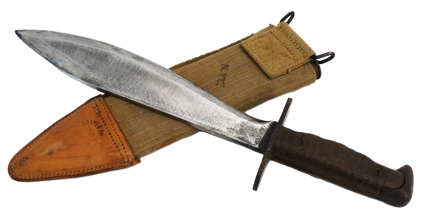 Bolo US Model 1917 PLUMB PHILA 1918 | Couteau de tranchée WWI.
Vue intégrale artistique