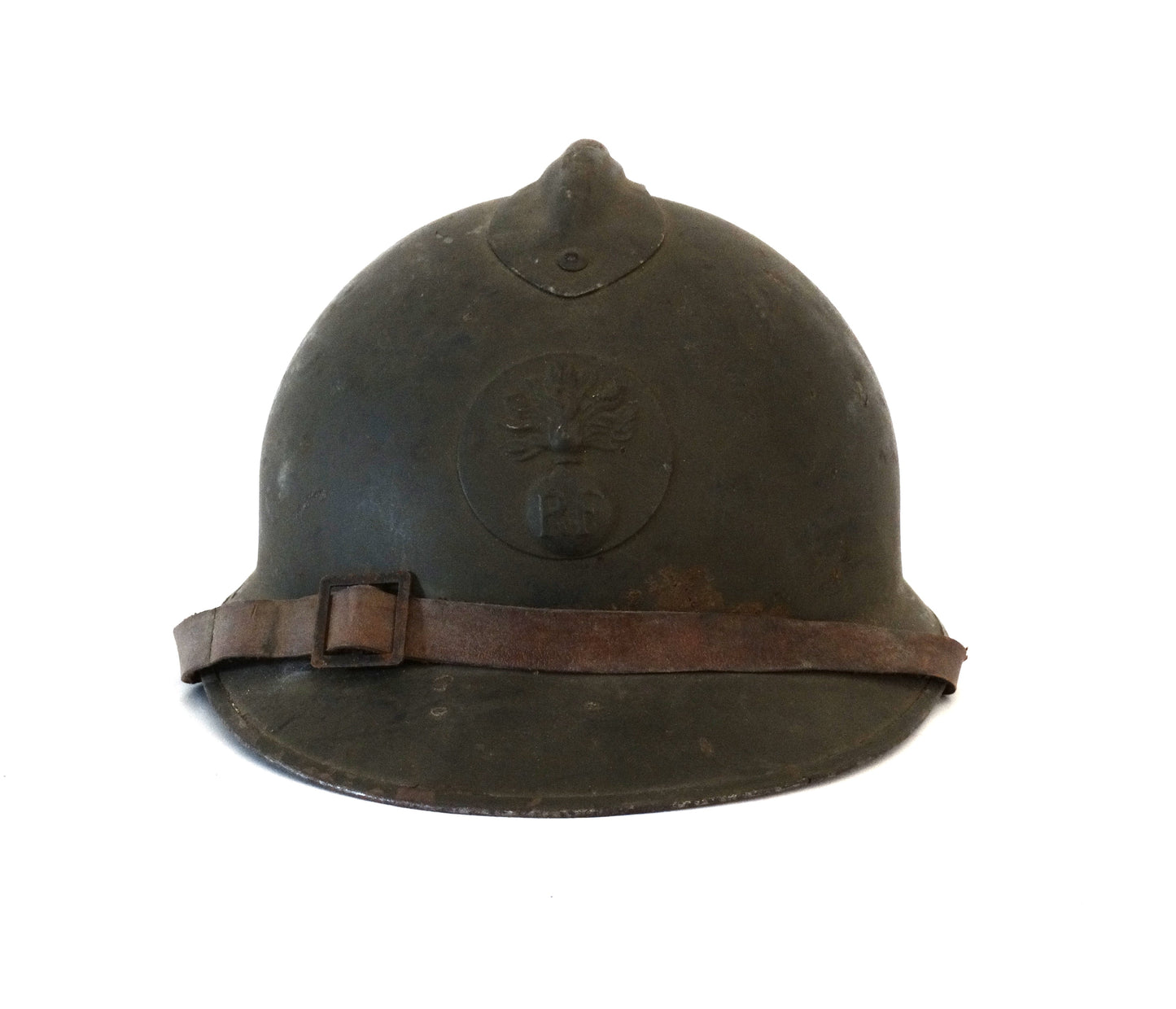 Casque Adrian Modèle 1926 Infanterie – Vue de face.
