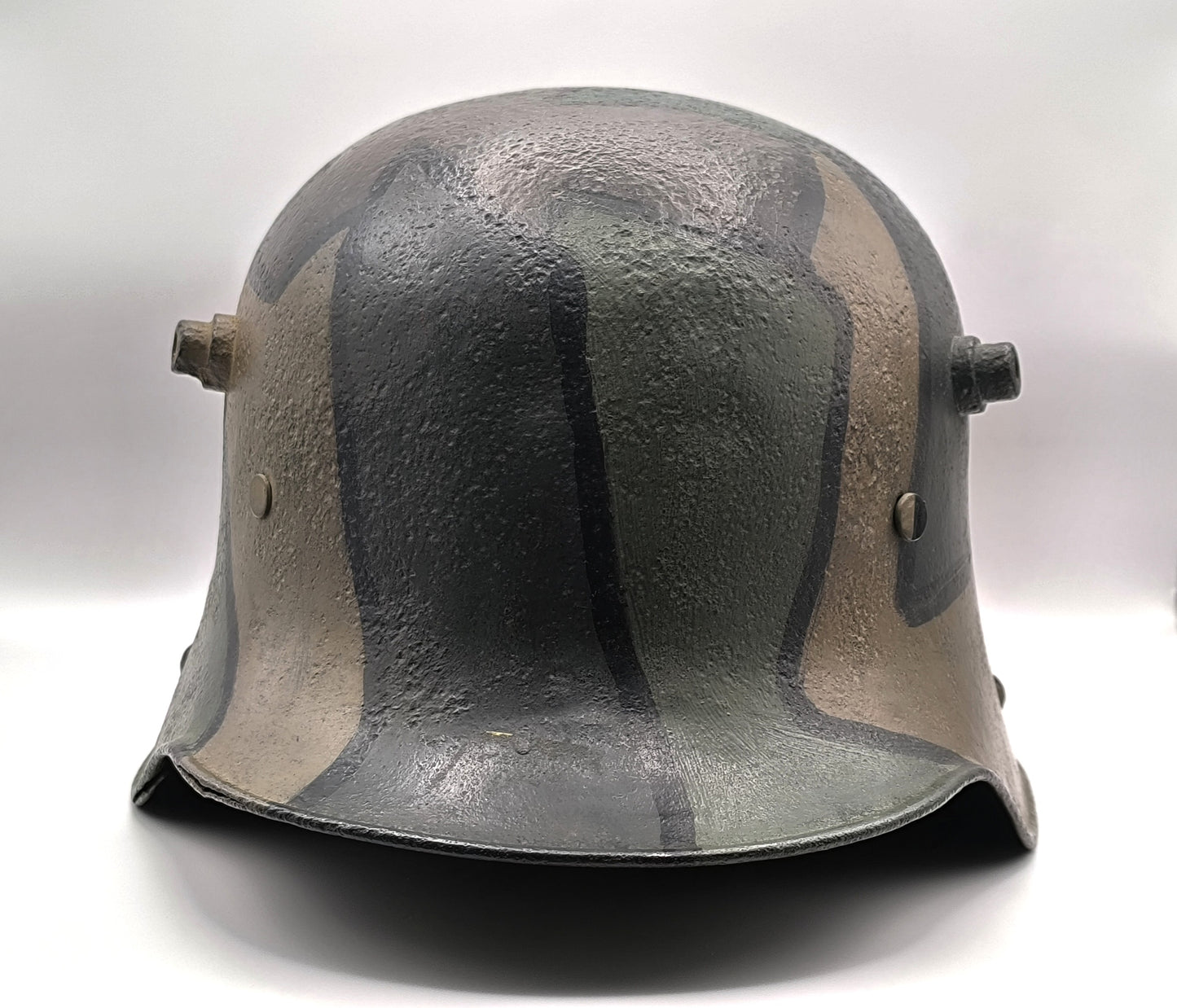 Casque Stahlhelm M16 Camouflage Tortue - WWI Original de face
