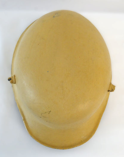 Coque de Casque Allemand M1916 – Stahlhelm WW1 – Vue intégrale du dessus.