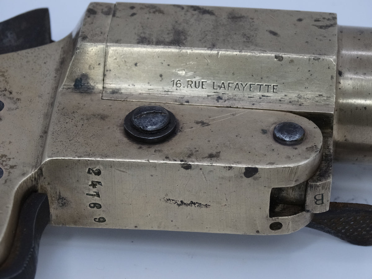 FRANCE. Pistolet lance-fusée court Chobert Paris – Première Guerre mondiale