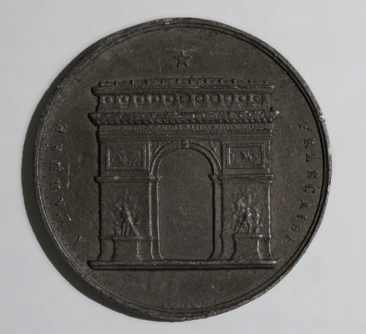 Revers Médaille d’inauguration de l’Arc de Triomphe – 1836 – France