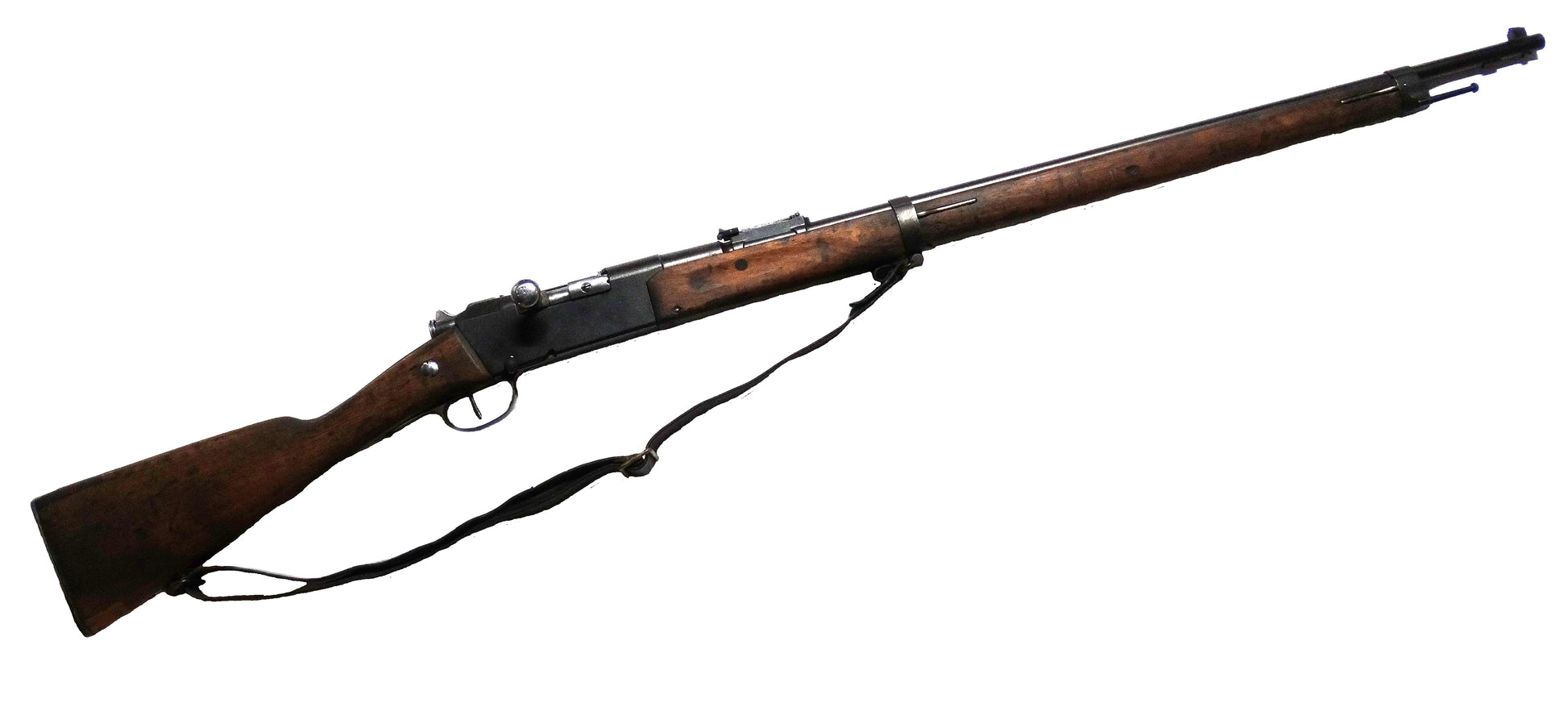Fusil Lebel Modèle 1886-93 – Calibre d’origine 8×51 R – Manufacture de Tulle (1920).
Vue intégral coté droit.