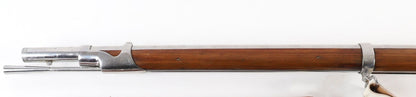 Fusil Modèle 1777 corrigé An IX – Réplique Historique. Zoom sur avant du canon coté gauche.