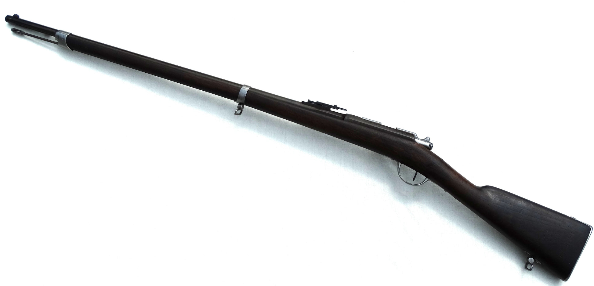 Fusil d’infanterie Gras 1866/74 (transformation réglementaire du Chassepot 1866). coté gauche
