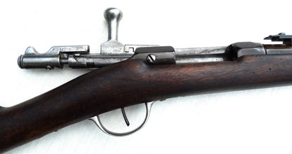 Fusil d’infanterie Gras 1866/74 (transformation réglementaire du Chassepot 1866). Culasse ouverte