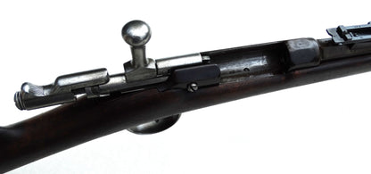 Fusil d’infanterie Gras 1866/74 (transformation réglementaire du Chassepot 1866). culasse ouverte du dessus