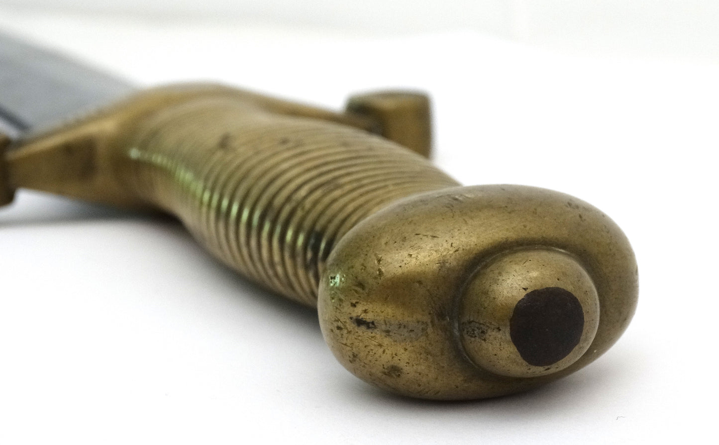 Glaive de Troupe d’Infanterie Modèle 1831 - Pihet Frères - 1838.
Zoom sur dessous du manche