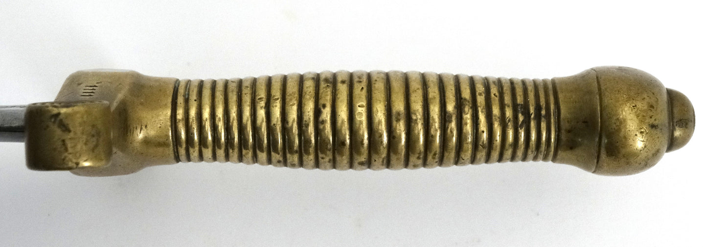 Glaive de Troupe d’Infanterie Modèle 1831 - Pihet Frères - 1838.
Zoom sur manche face D