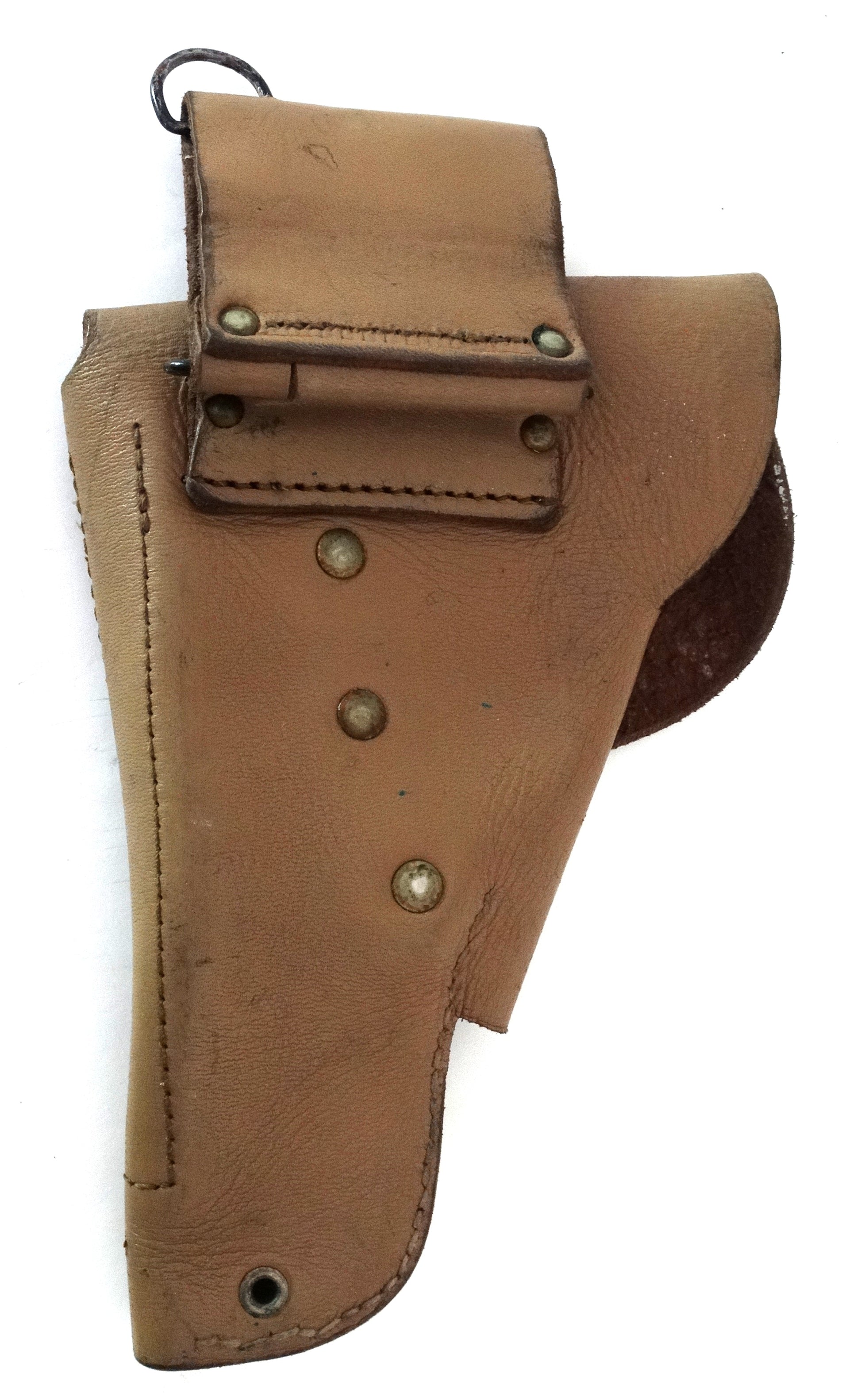 Holster PAMAC 2ème Type – Cuir Fauve.
Vue intégrale de dos.