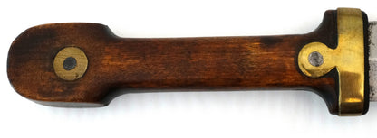 Kindjal Bebut Russie Modèle 1907/1909 daté 1915 avec fourreau | Sabre court impérial russe.
Zoom sur manche face B.