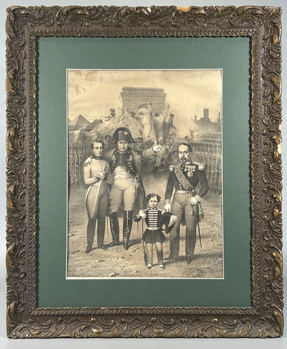 Le Passé, le Présent et l’Avenir – Moraine, 1864.
Vue intégrale de face.