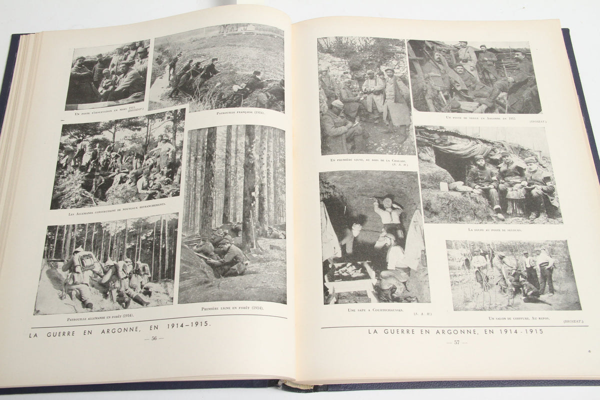 Livre "Verdun 1914-1918" - Édition de 1934.
Zoom sur page de photos