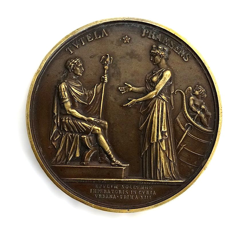 Médaille Napoléon Ier – Tutela Praesens.
Face B