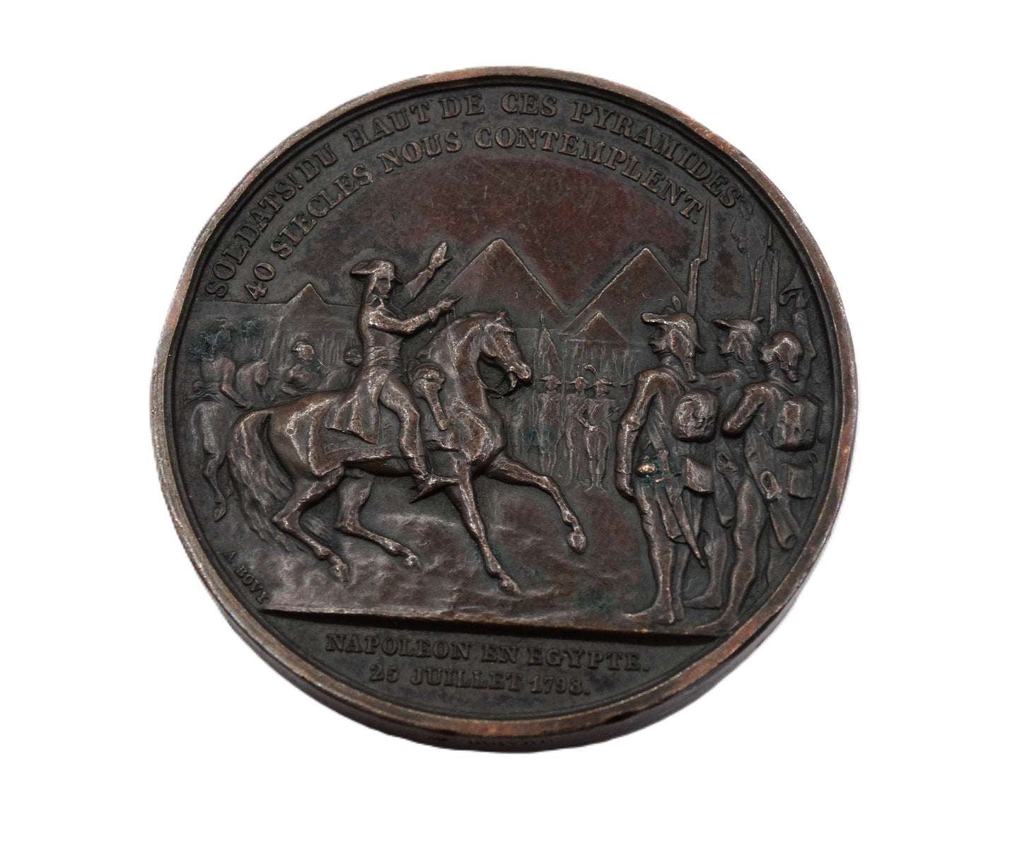 Médaille commémorative – Bonaparte Général en Chef – Campagne d’Orient, 1798 recto