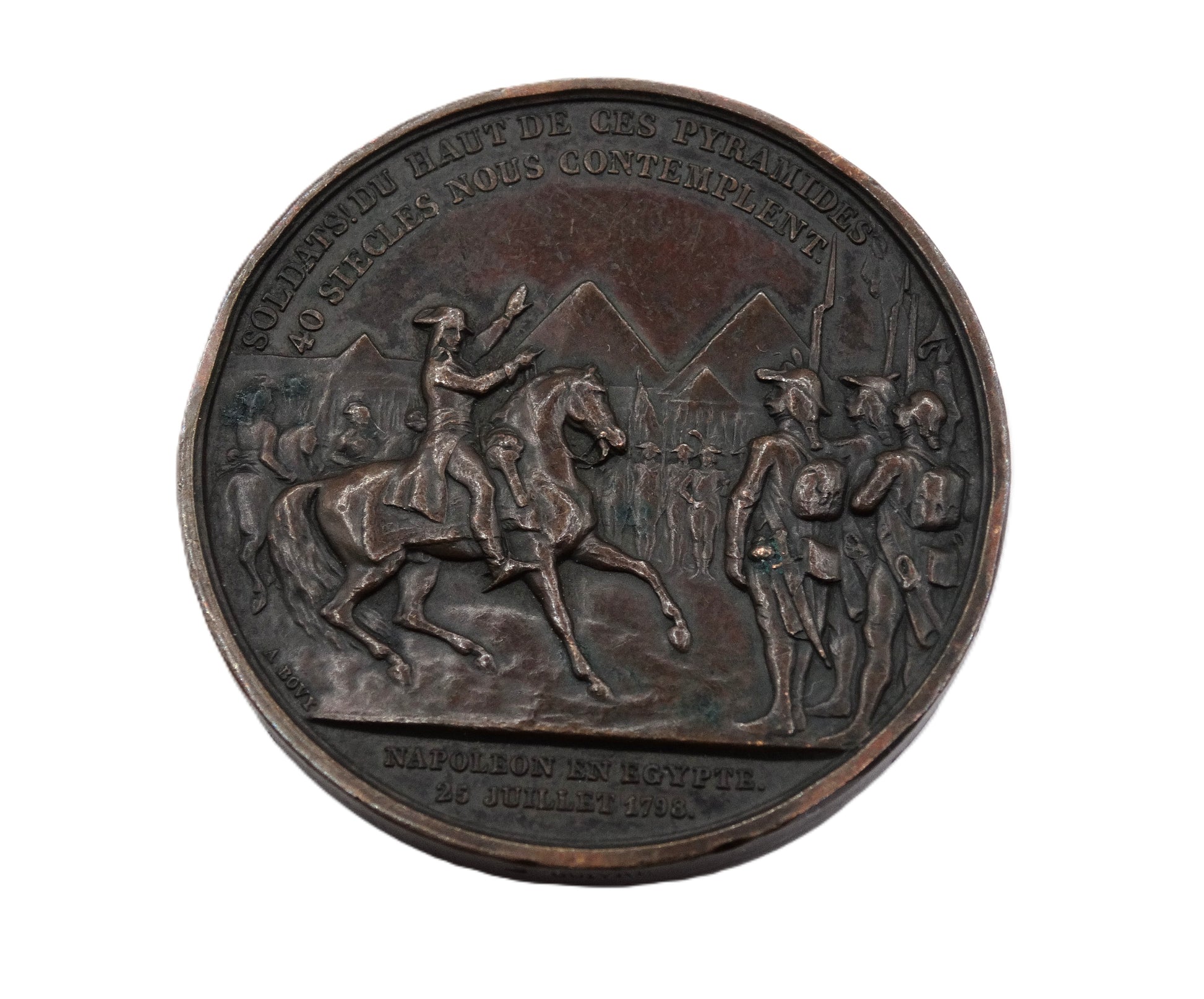 Médaille commémorative – Bonaparte Général en Chef – Campagne d’Orient, 1798 recto