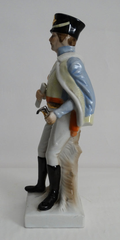 Officier des Chasseurs, vue intégrale coté gauche.