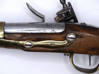 Pistolet An XIII Saint-Étienne 1811 | Pistolet réglementaire Premier Empire.
Zoom sur marquage canon