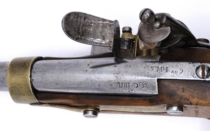 Pistolet An XIII Saint-Étienne 1811 | Pistolet réglementaire Premier Empire.
Zoom sur marquage canon