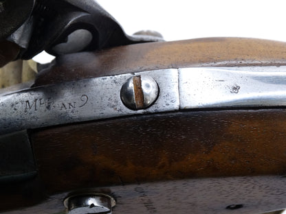 Pistolet An XIII Saint-Étienne 1811 | Pistolet réglementaire Premier Empire.
Zoom sur poinçon H 7