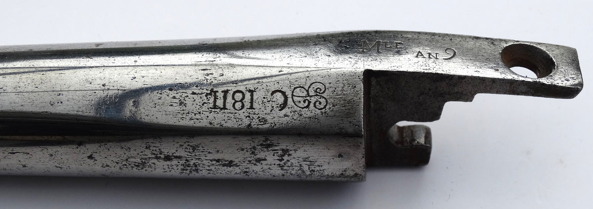 Pistolet An XIII Saint-Étienne 1811 | Pistolet réglementaire Premier Empire.
Zoom sur marquage canon nue 2