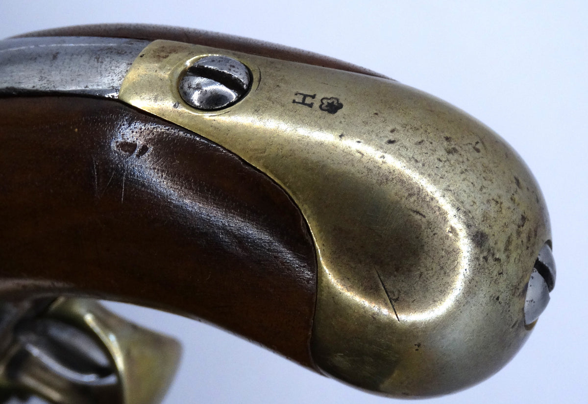 Pistolet An XIII Saint-Étienne 1811 | Pistolet réglementaire Premier Empire.
Zoom sur poinçon H 2